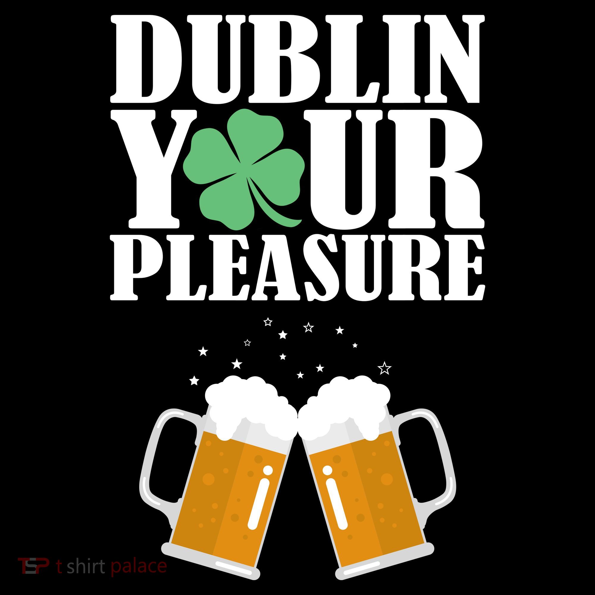 Dublin Your Pleasure Irish Beer Clover Ornament