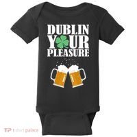 Dublin Your Pleasure Irish Beer Clover Baby Bodysuit thumb 0