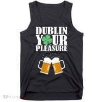Dublin Your Pleasure Irish Beer Clover Tank Top thumb 0
