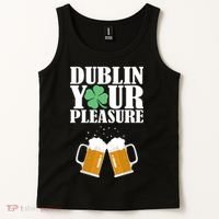 Dublin Your Pleasure Irish Beer Clover Tank Top thumb 2