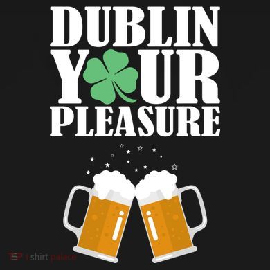Dublin Your Pleasure Irish Beer Clover Kids Long Sleeve Shirt