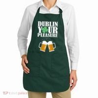 Dublin Your Pleasure Irish Beer Clover Apron thumb 2