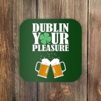 Dublin Your Pleasure Irish Beer Clover Coaster thumb 0