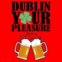 Dublin Your Pleasure Irish Beer Clover Santa Hat thumb 1