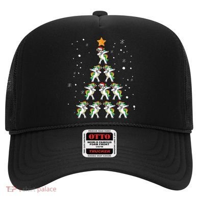 Dabbing Unicorn Christmas Gift Dab Christmas Tree Hat