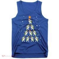 Dabbing Unicorn Christmas Gift Dab Christmas Tree Tank Top thumb 0