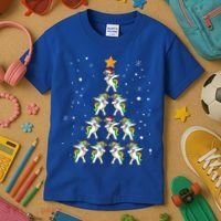 Dabbing Unicorn Christmas Gift Dab Christmas Tree Kids T-Shirt thumb 3