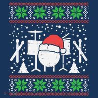 Drums Ugly Christmas Sweater Music Band Xmas Drummer Women's Hoodie thumb 2