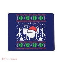 Drums Ugly Christmas Sweater Music Band Xmas Drummer Mousepad thumb 0
