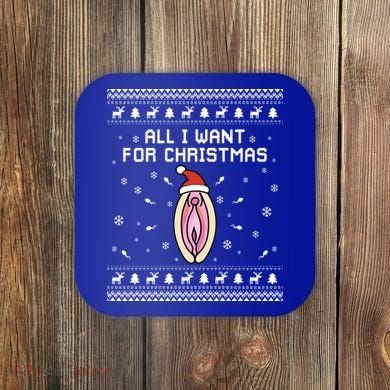 Dirty Ugly Christmas For Husband Or Friend Gift Coaster