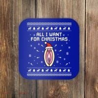 Dirty Ugly Christmas For Husband Or Friend Gift Coaster thumb 0