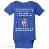 Dirty Ugly Christmas For Husband Or Friend Gift Baby Bodysuit thumb 0