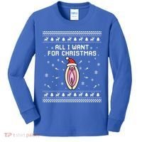 Dirty Ugly Christmas For Husband Or Friend Gift Kids Long Sleeve Shirt thumb 0