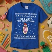 Dirty Ugly Christmas For Husband Or Friend Gift Kids T-Shirt thumb 3