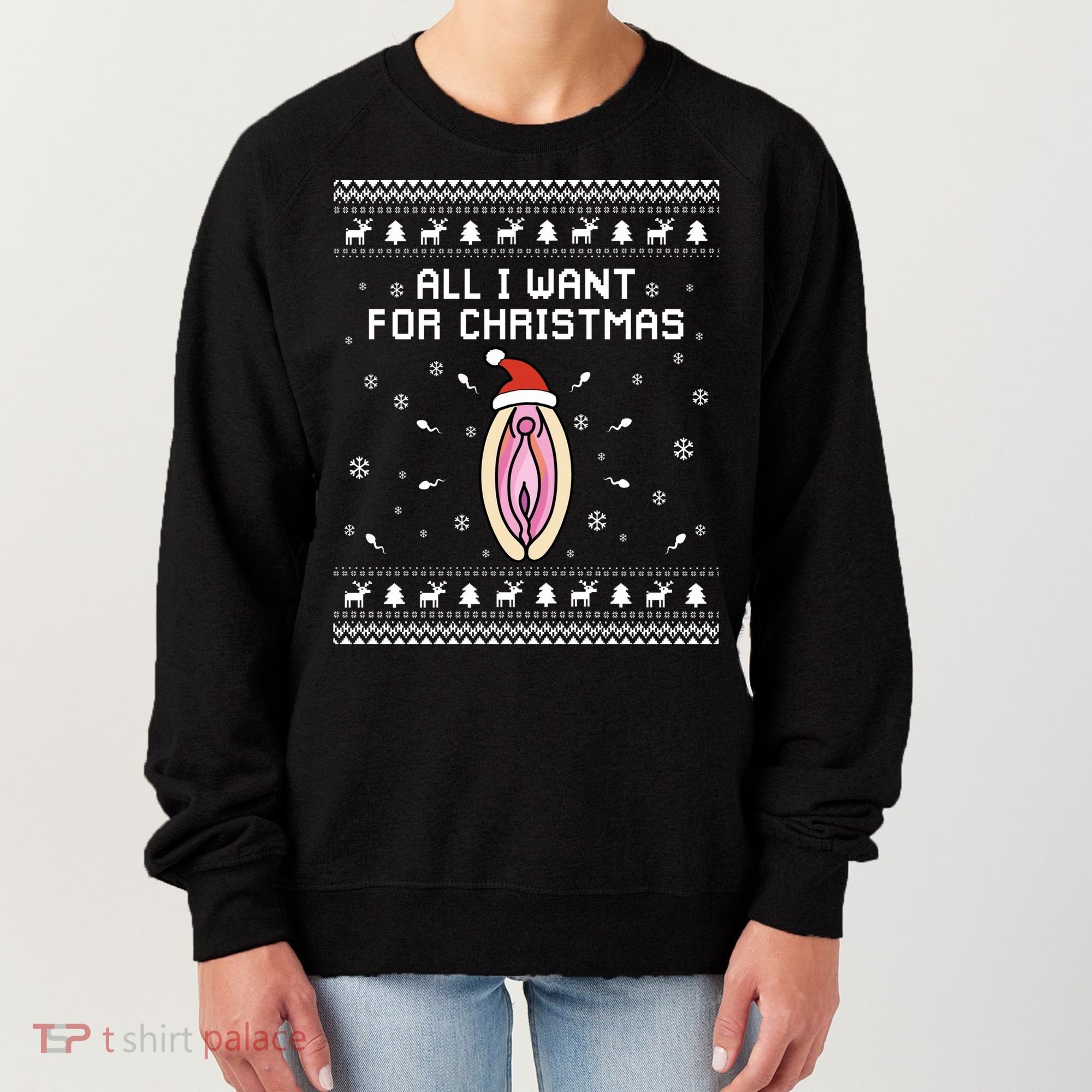 Dirty Ugly Christmas Sweater For Husband Or Friend Cool Gift Women's Sweatshirt