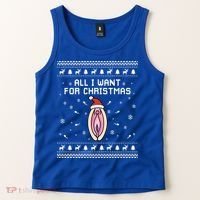 Dirty Ugly Christmas Sweater For Husband Or Friend Cool Gift Tank Top thumb 2
