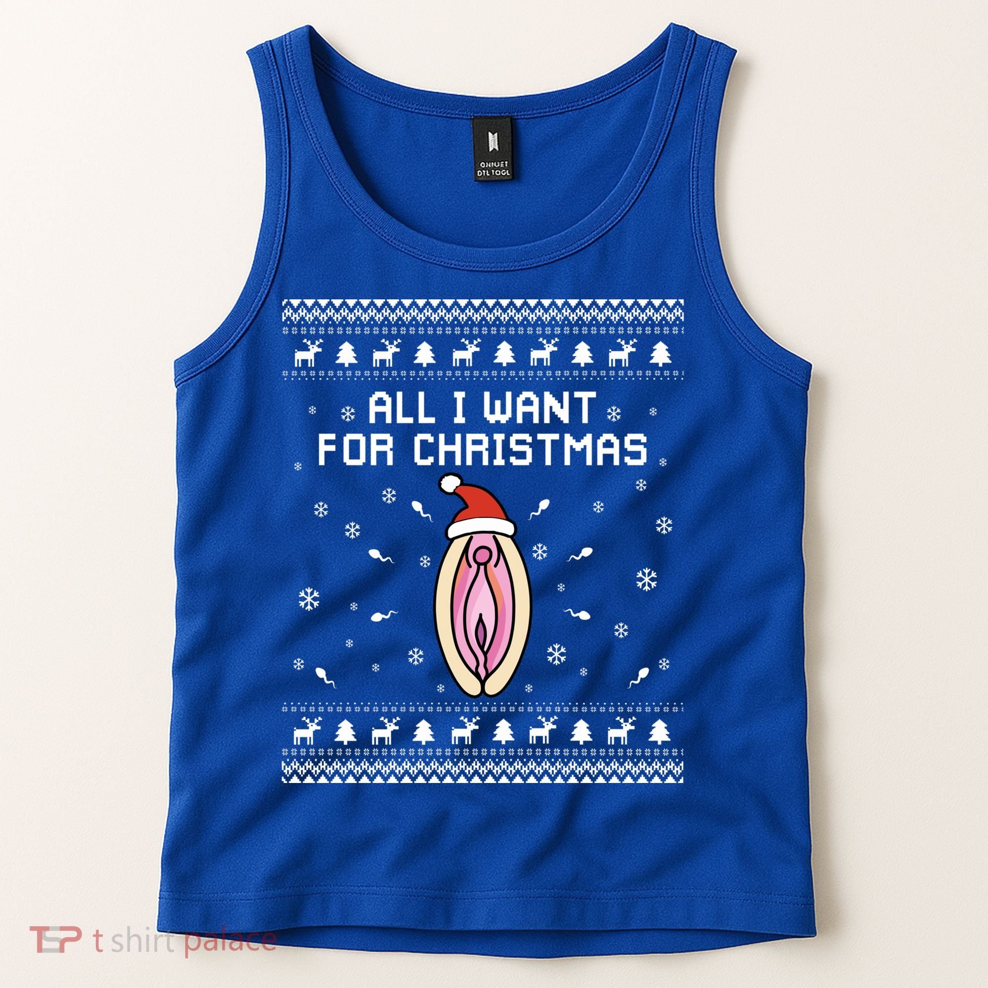 Dirty Ugly Christmas Sweater For Husband Or Friend Cool Gift Tank Top