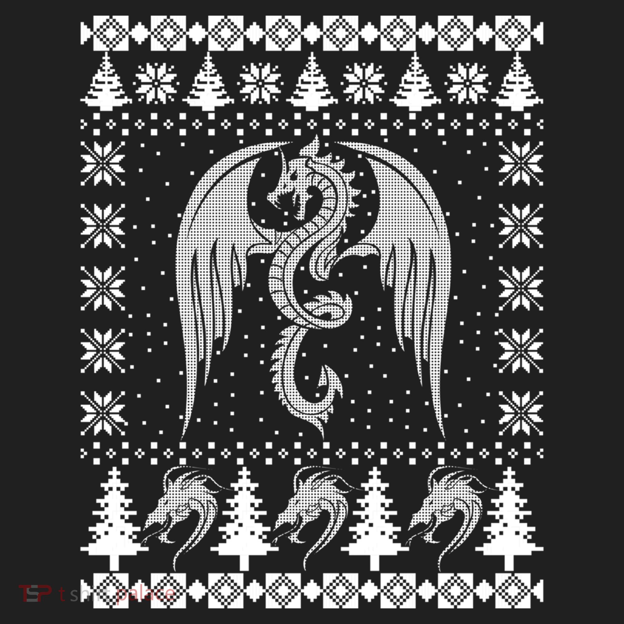 Dragon Ugly Christmas Fantasy Mystical Holiday Xmas Gift Beanie