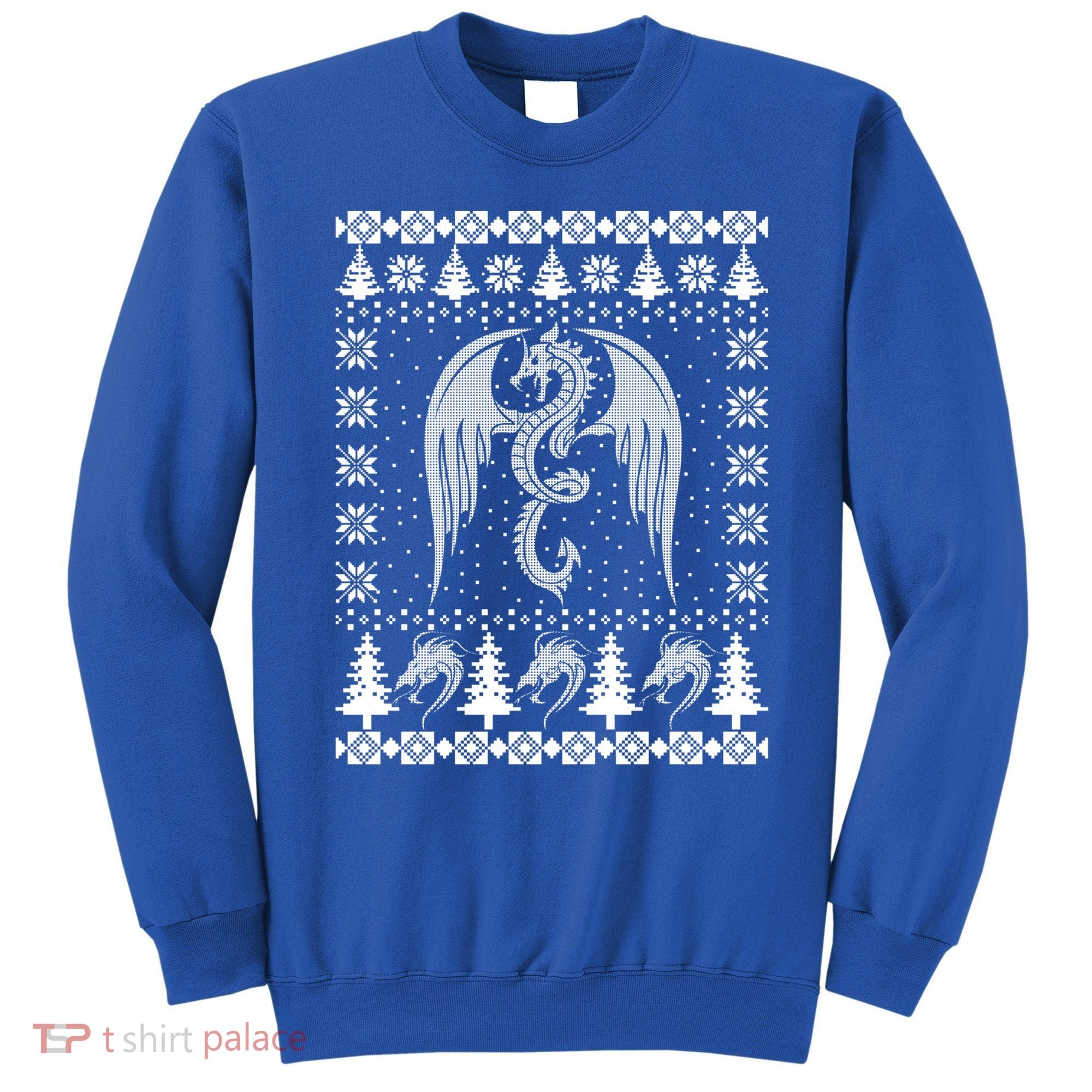 Dragon Ugly Christmas Fantasy Mystical Holiday Xmas Gift Sweatshirt