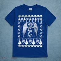 Dragon Ugly Christmas Fantasy Mystical Holiday Xmas Gift T-Shirt thumb 5