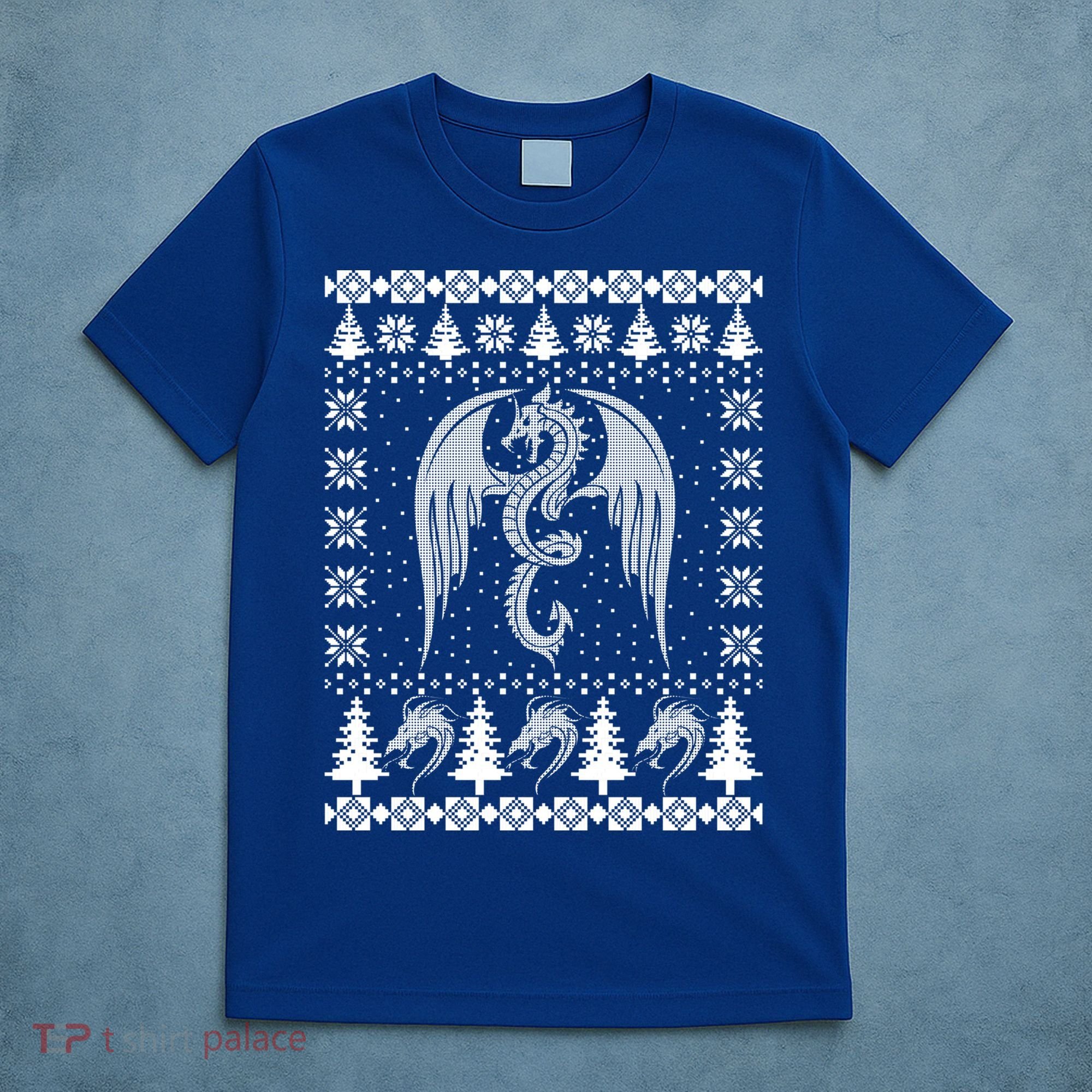 Dragon Ugly Christmas Fantasy Mystical Holiday Xmas Gift T-Shirt