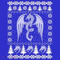 Dragon Ugly Christmas Fantasy Mystical Holiday Xmas Gift Women's Tank Top thumb 5