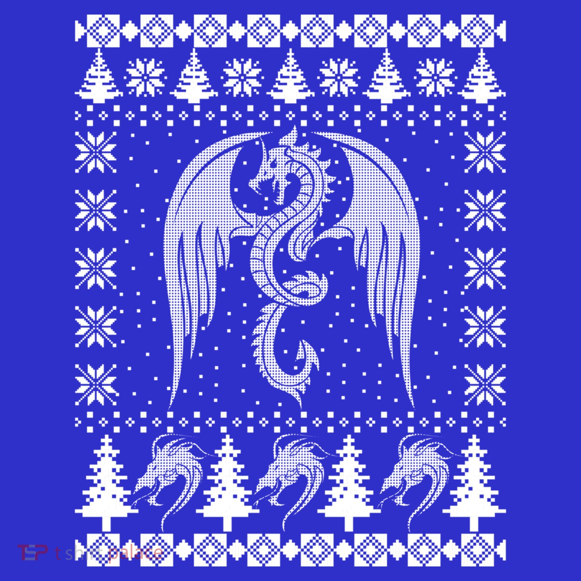 Dragon Ugly Christmas Fantasy Mystical Holiday Xmas Gift Women's Tank Top