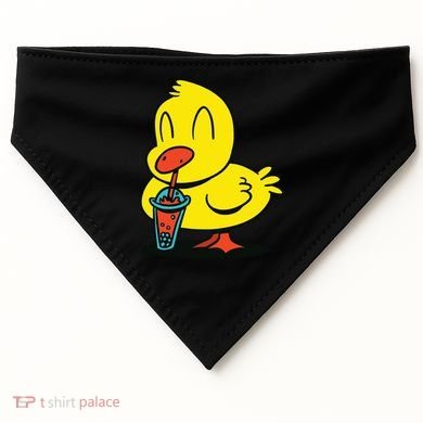 Duck Bubble Tea USA-Made Doggie Bandana