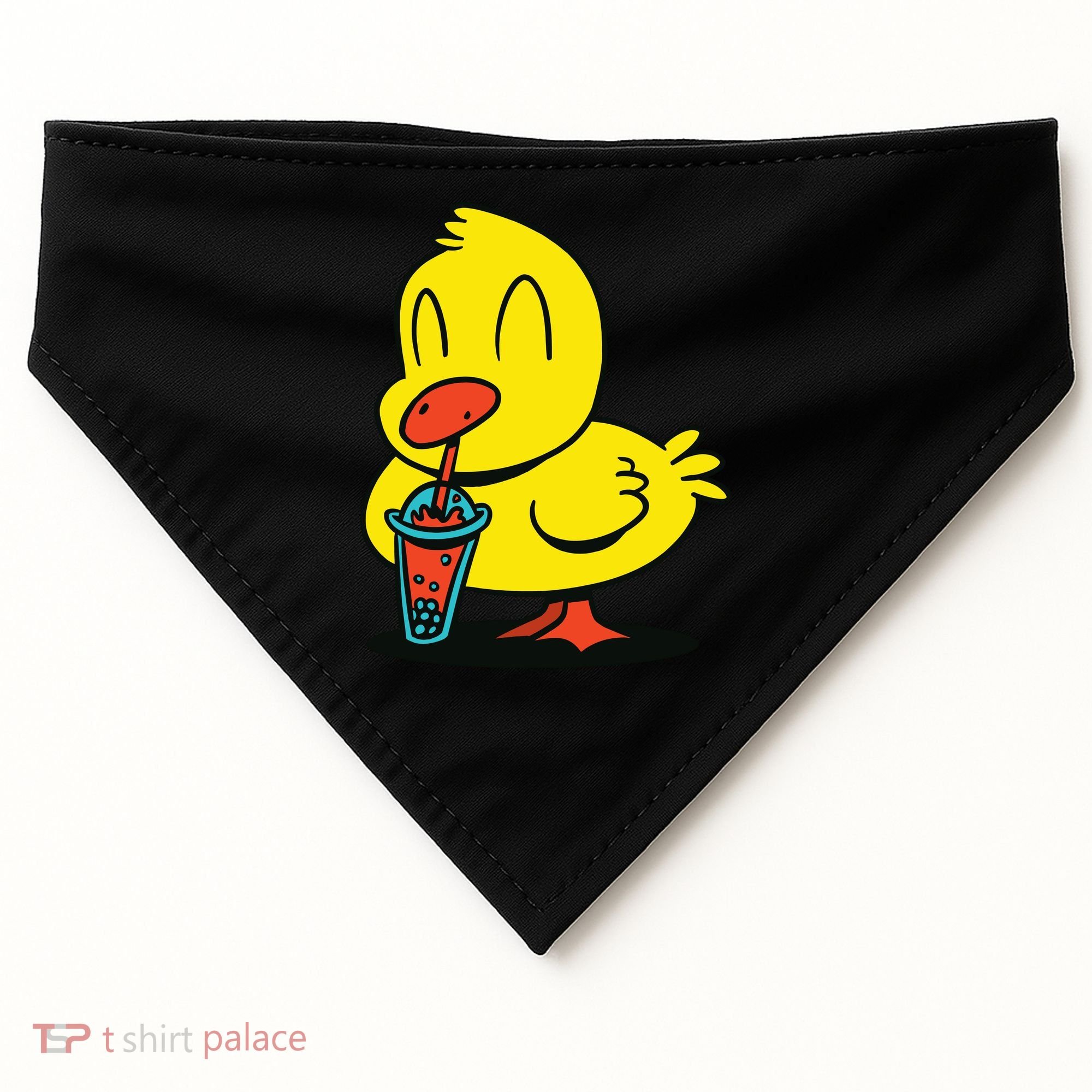 Duck Bubble Tea USA-Made Doggie Bandana