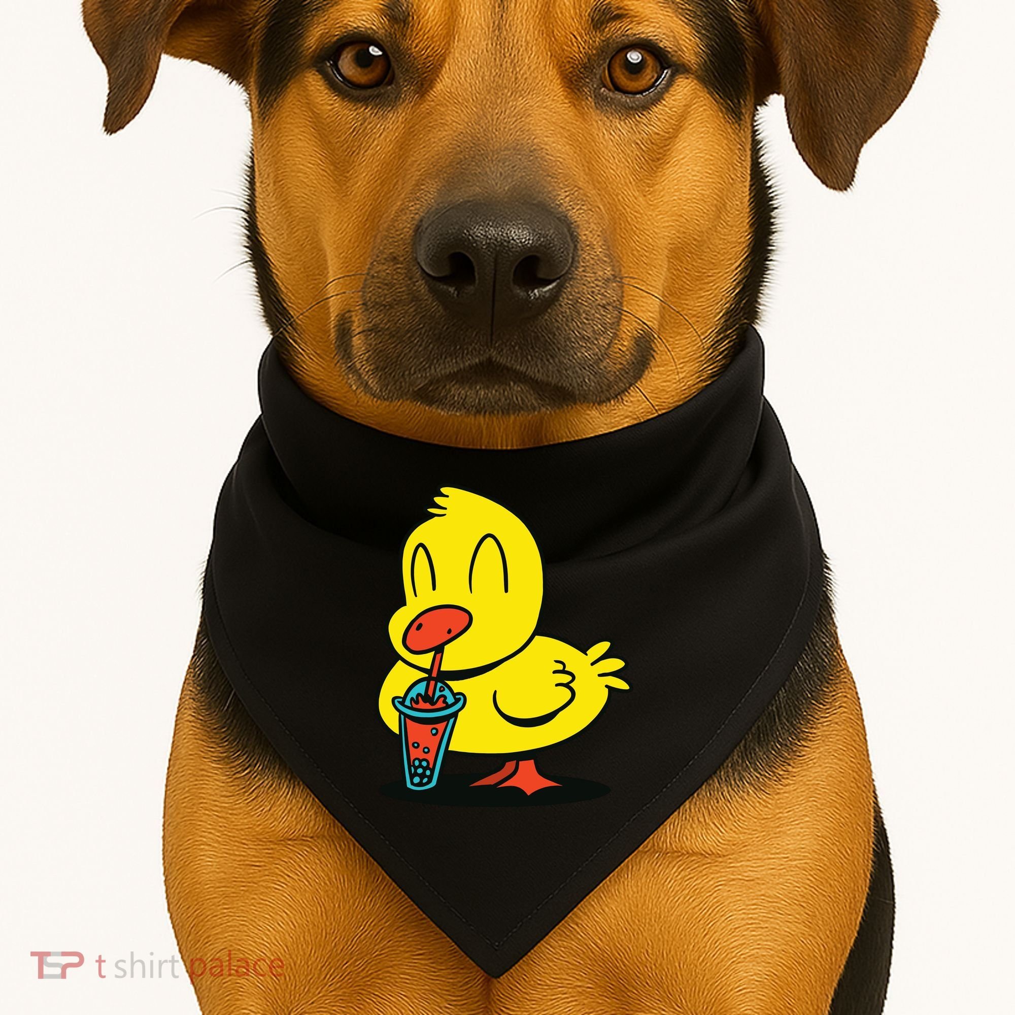 Duck Bubble Tea USA-Made Doggie Bandana