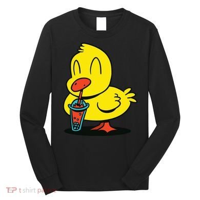 Duck Bubble Tea Long Sleeve Shirt