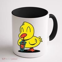 Duck Bubble Tea Coffee Mug thumb 1