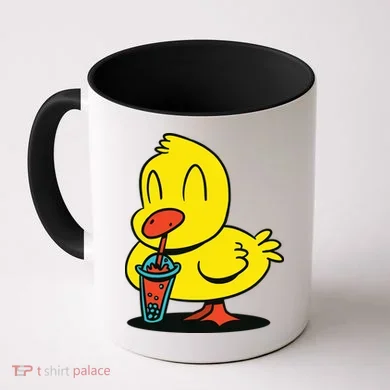 Duck Bubble Tea Coffee Mug
