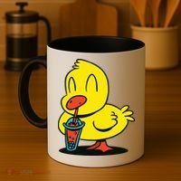 Duck Bubble Tea Coffee Mug thumb 4