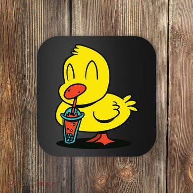 Duck Bubble Tea Coaster