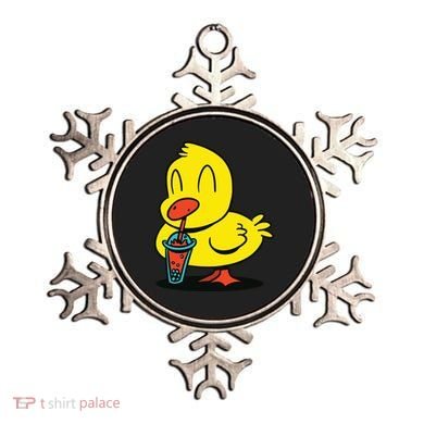 Duck Bubble Tea Ornament