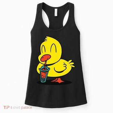 Duck Bubble Tea Women's Tank Top