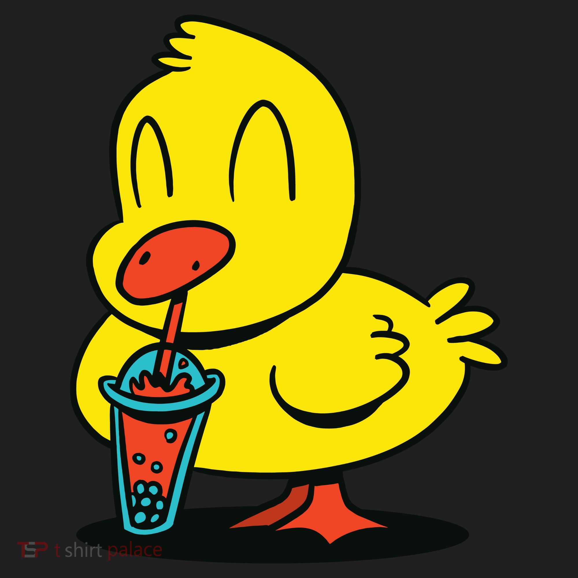 Duck Bubble Tea Hat