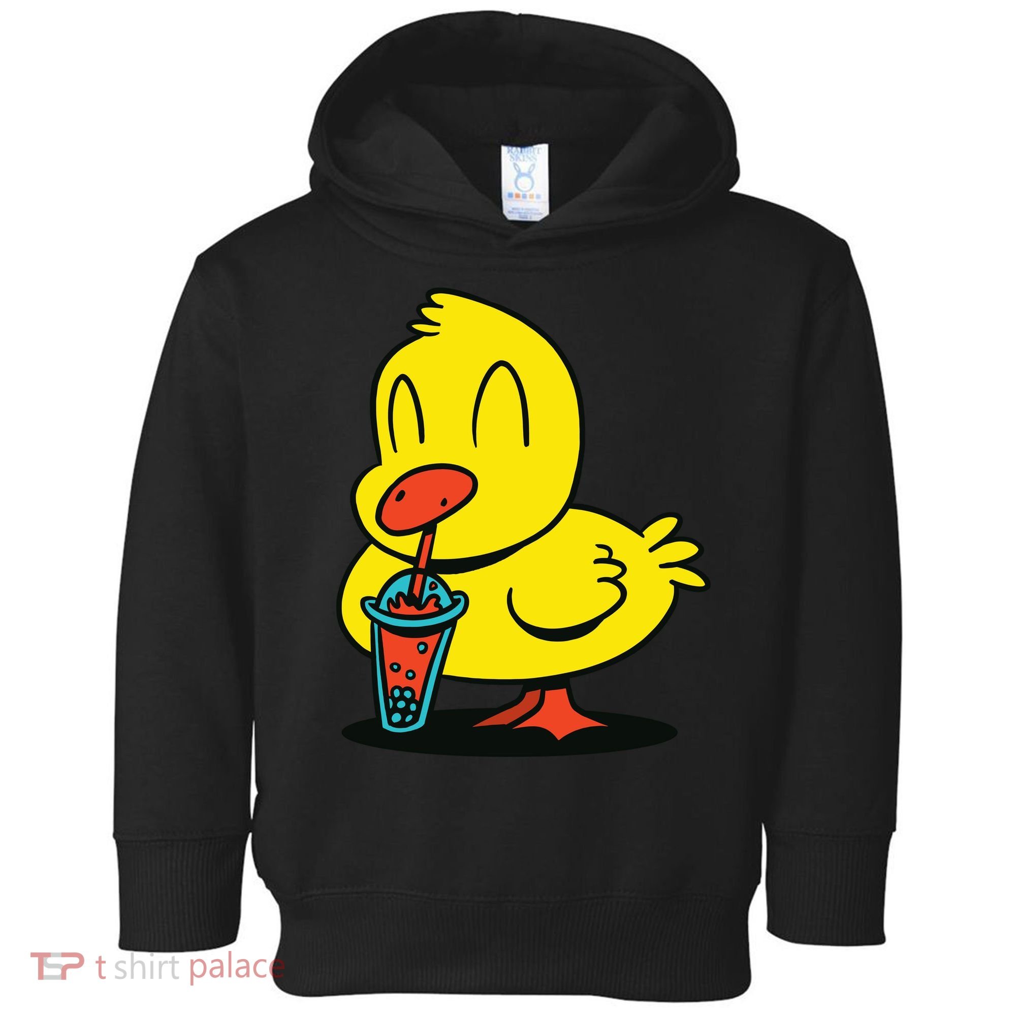 Duck Bubble Tea Toddler Hoodie