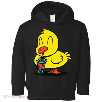 Duck Bubble Tea Toddler Hoodie