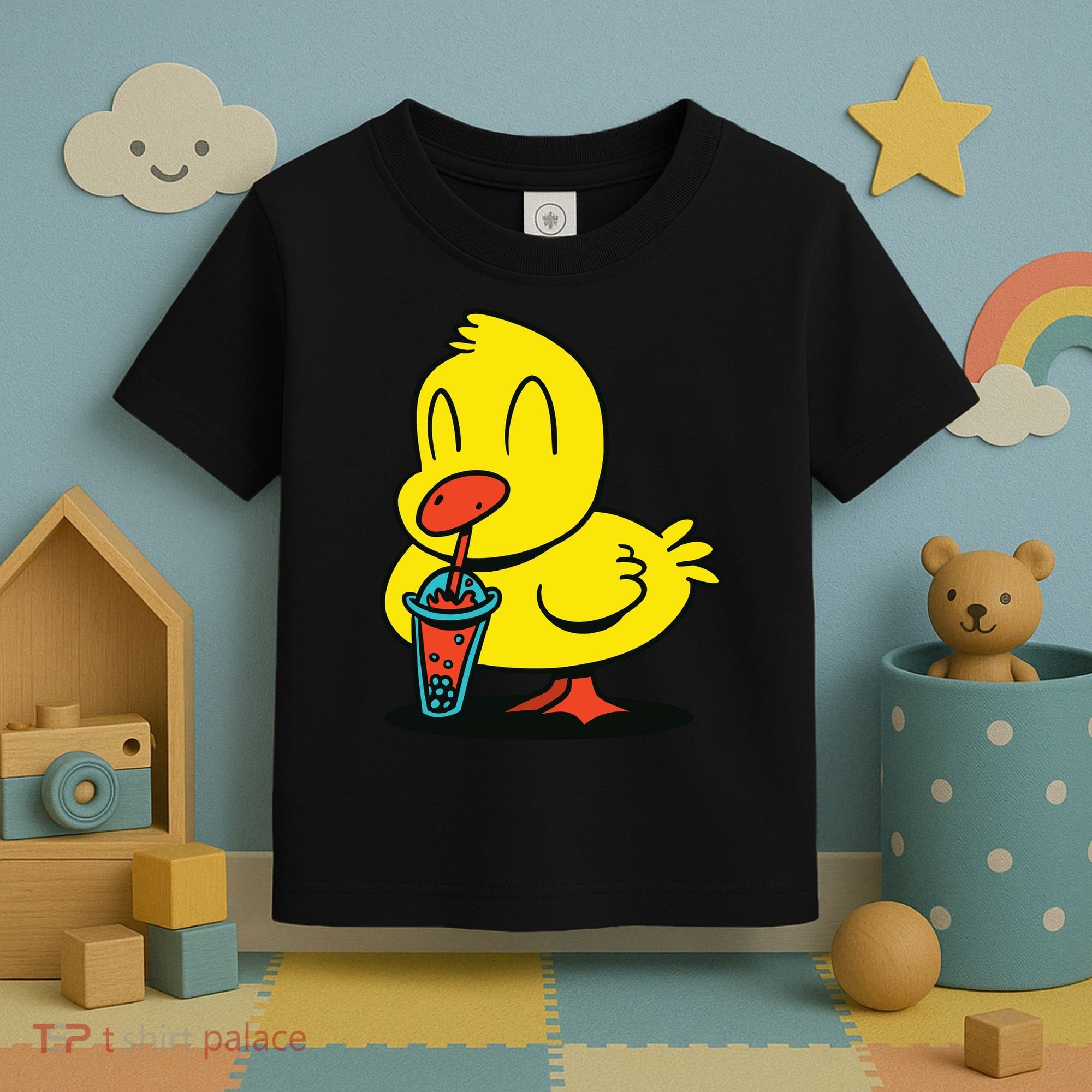 Duck Bubble Tea Toddler T-Shirt