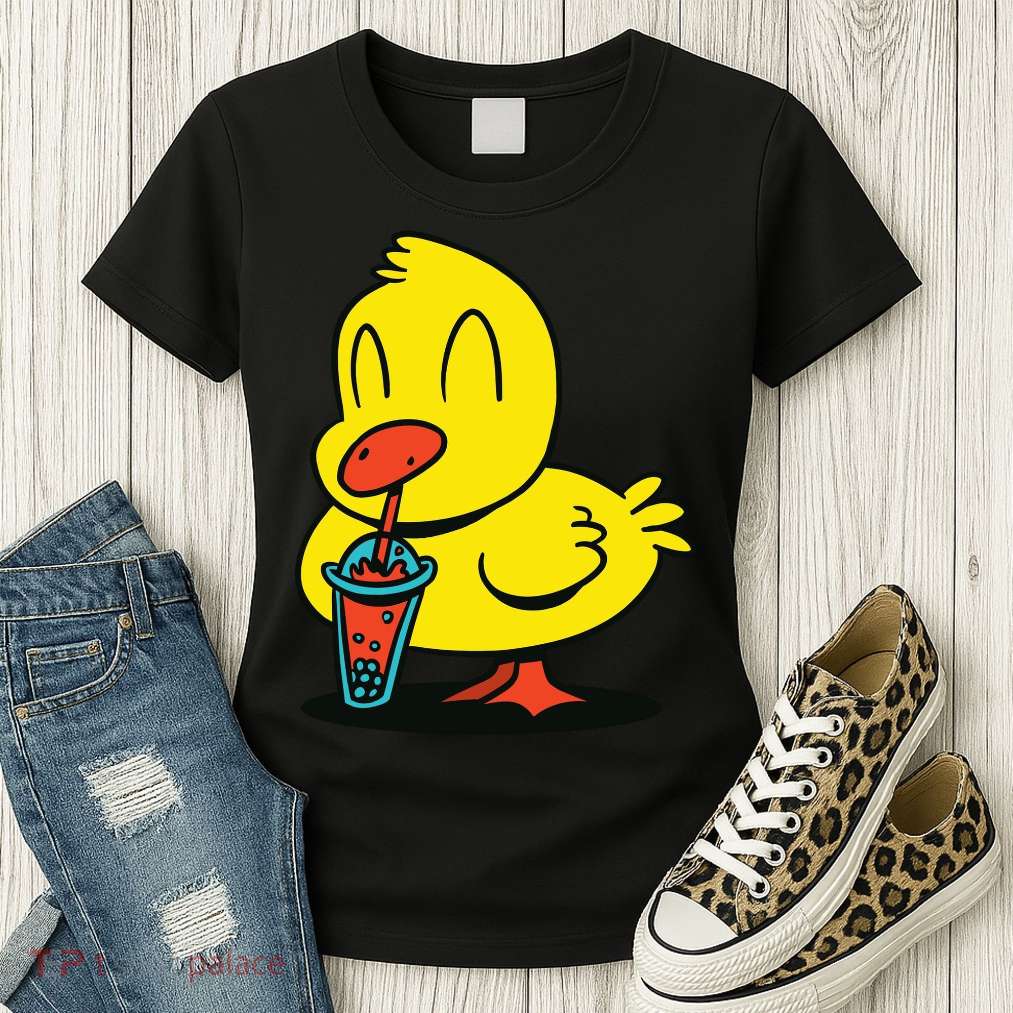 Duck Bubble Tea Women's T-Shirt