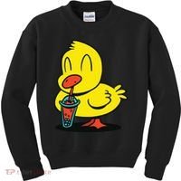 Duck Bubble Tea Kids Sweatshirt thumb 0