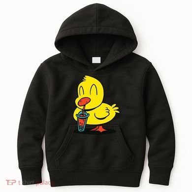 Duck Bubble Tea Kids Hoodie