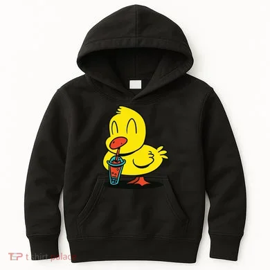 Duck Bubble Tea Kids Hoodie