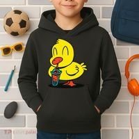 Duck Bubble Tea Kids Hoodie thumb 2