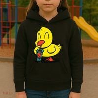 Duck Bubble Tea Kids Hoodie thumb 3