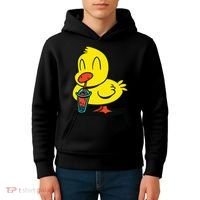 Duck Bubble Tea Kids Hoodie thumb 4
