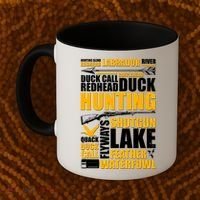 Duck Call Redhead Duck Hunting Coffee Mug thumb 2