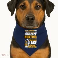 Duck Call Redhead Duck Hunting USA-Made Doggie Bandana thumb 1